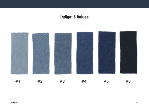 Indigo  Natural Dye: Experiments and Results